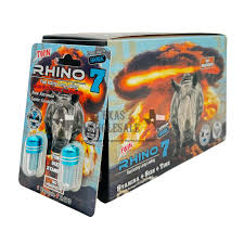 Rhino 7 5000K – Maximum Strength Male Enhancement Pills – Twin Pack (2 Capsules) – Energy, Stamina & Vitality Booster – Fast-Acting Herbal Supplement for Men