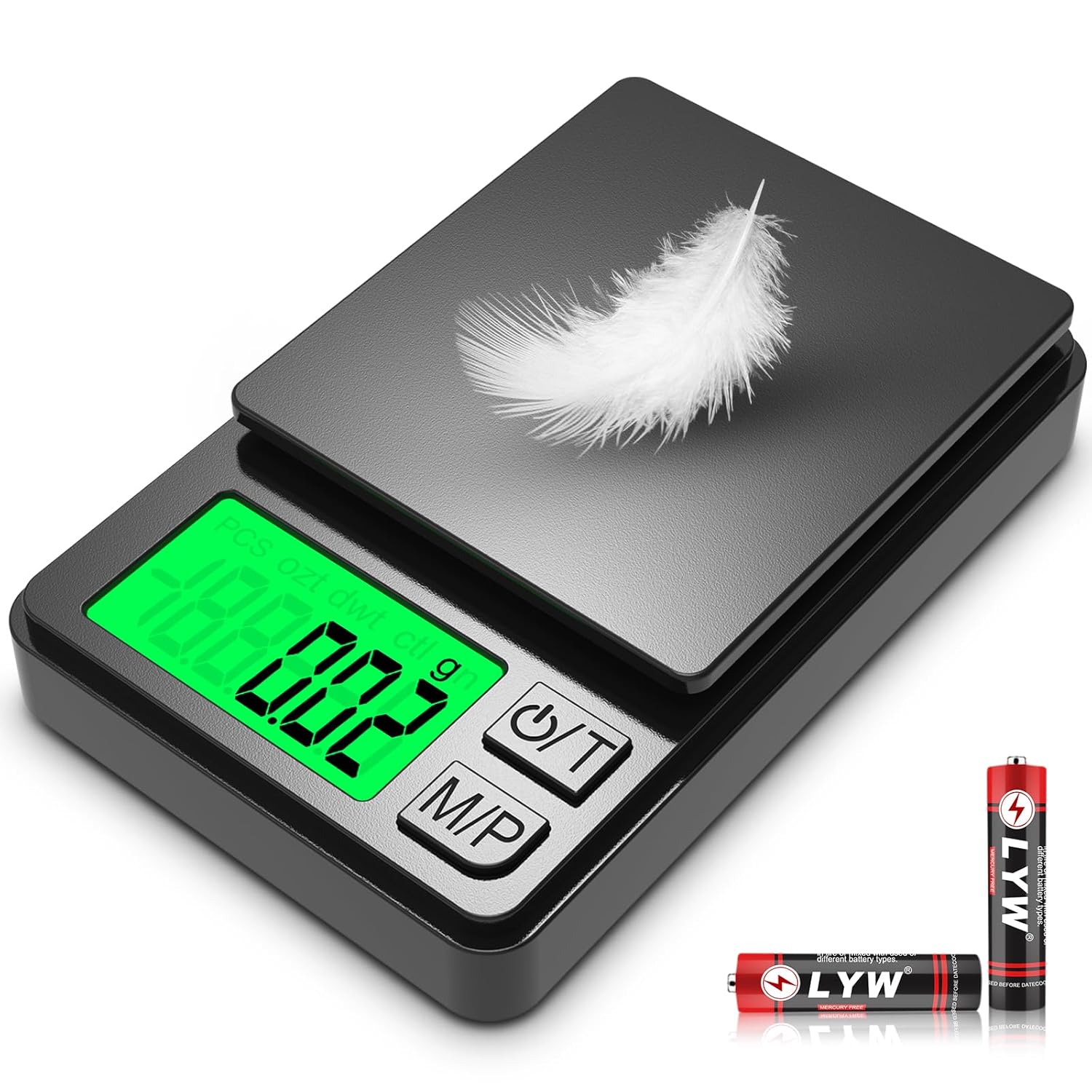 Digital Pocket Scale – 0.01g Precision Mini Scale for Jewelry, Herb, Powder | LCD Display, Tare Function, Stainless Steel Platform | Portable & Accurate