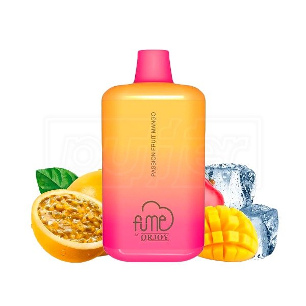 Fume Recharge 5000 Puffs – Passionfruit Mango Disposable Vape | Rechargeable | Exotic Passionfruit & Sweet Mango Flavor | 5% Nicotine | Long-Lasting Vape Device