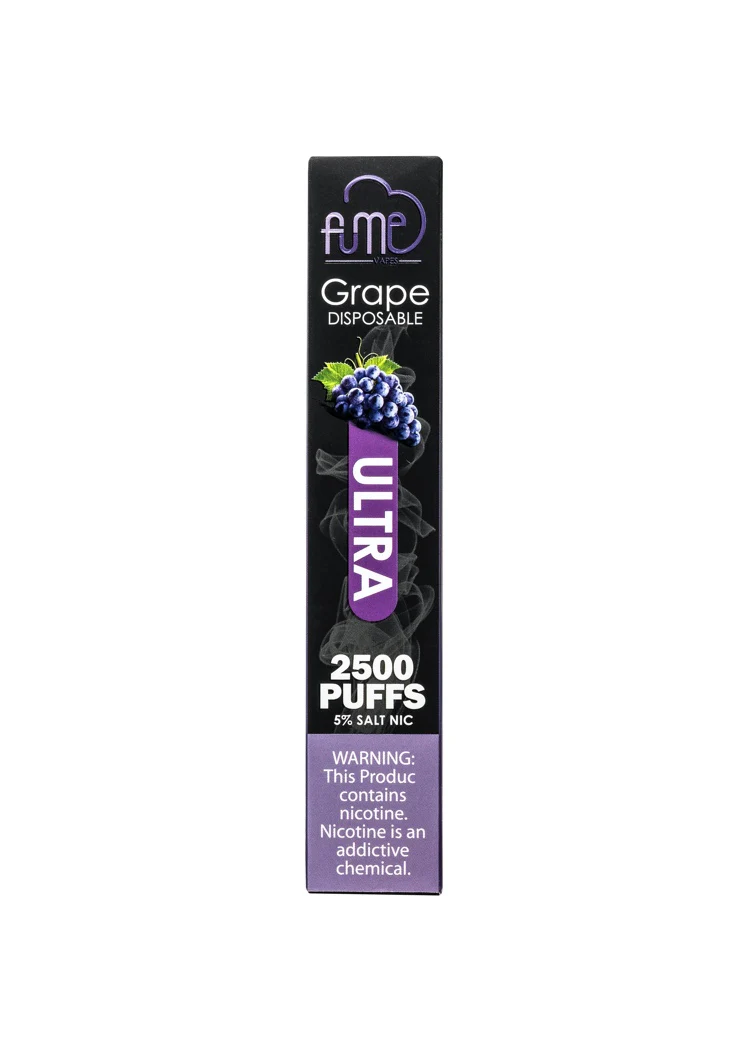 Fume Extracts Sativa Spice Grape Ultra Disposable Vape – 1 Gram – Bold Grape with Citrus Spice – Broad-Spectrum Hemp – THC-Free – Uplifting Sativa Formula