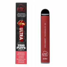 Fume Ultra 2500 Strawberry Watermelon – Disposable Vape | 10 Pack | Up to 2500 Puffs Each | 5% Nicotine Salt | Juicy Strawberry & Watermelon Flavor | No Charging Needed