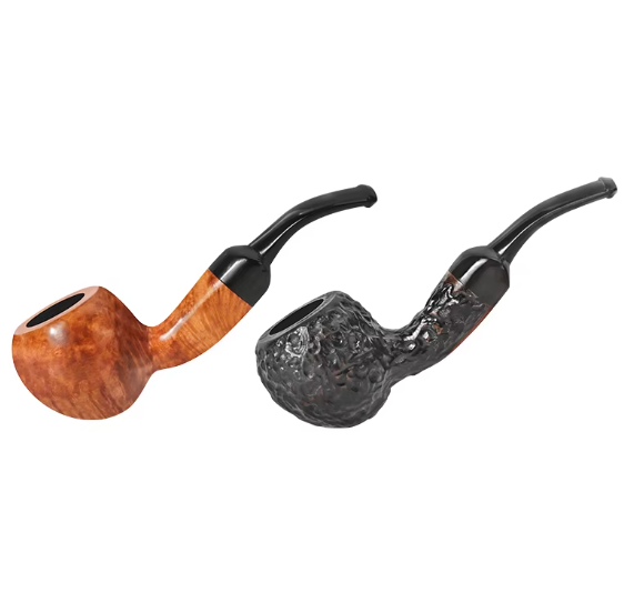 Hand Pipe P-2.99 – Thick Glass Smoking Pipe | Premium Handheld Pipe for Dry Herbs | Durable, Heat-Resistant Bowl | Smooth Draw