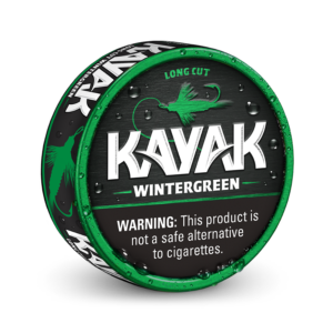 Kayak Wintergreen Long Cut Dip – 10 Can Roll | Fresh Moist Smokeless Tobacco Alternative | Bold Wintergreen Flavor | Long-Lasting | Satisfaction Guaranteed