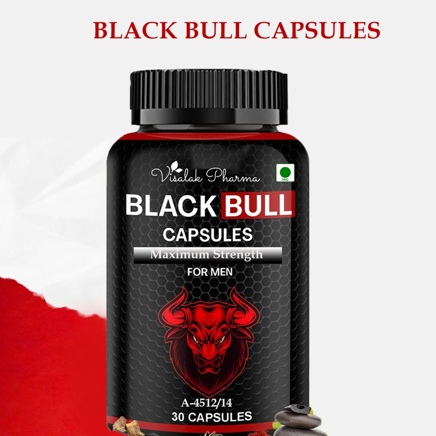Black Bull 10K Extra – Maximum Strength Male Enhancement Supplement for Energy, Stamina, & Performance – Herbal Formula