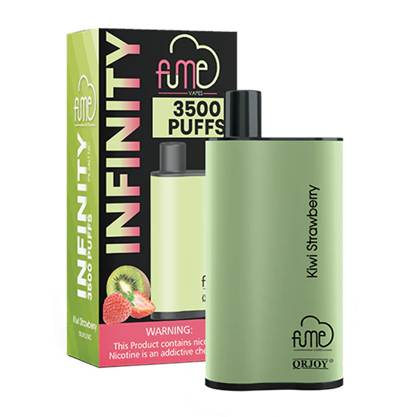 Fume Infinity 3500 Puffs – Kiwi Strawberry Disposable Vape | 5 Count Box | Juicy Strawberry & Tangy Kiwi Flavor | 5% Nicotine | Long-Lasting, Pre-Filled Vape Device