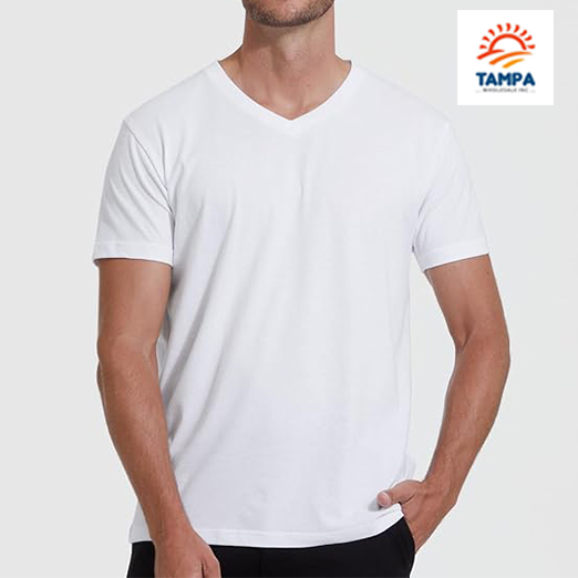 Big Boss White V-Neck T-Shirt for Men – 100% Cotton, Casual Slim Fit, Streetwear Statement Tee – Trendy T-Shirt