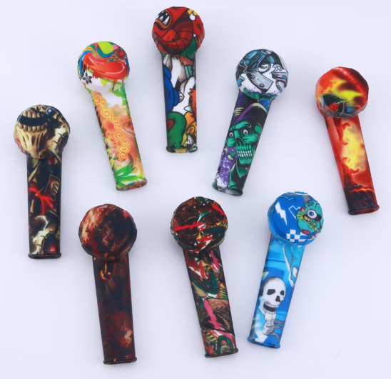 Hand Pipe P-1.49 – Compact Glass Smoking Pipe | Durable Mini Handheld Pipe for Dry Herbs | Portable Travel-Friendly Design | Heat-Resistant Glass Bowl | Easy to Clean – 1 Count