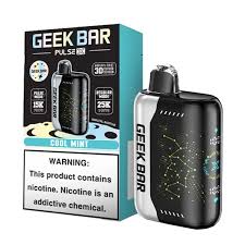 Geek Bar Pulse 25000 Puff Disposable Vape – Cool Mint Flavor – Rechargeable E-Cigarette with Smart LED Display & Dual Mesh Coil – Smooth Menthol Hit – Leakproof & Authentic Design
