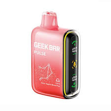 Geek Bar Pulse 15000 Sour Apple Blow Pop – Disposable Vape | Dual Mode (Regular & Pulse) | Up to 15,000 Puffs | 5% Nicotine Salt | Rechargeable | Sour Candy & Bubblegum Flavor | LED Display