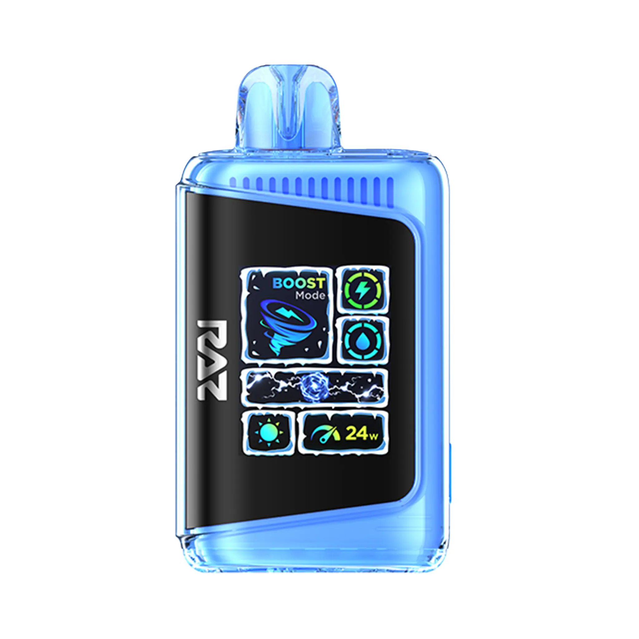 RAZ LTX Frozen Raspberry Watermelon 25K Disposable Vape – 25,000 Puffs, Dual Mesh Coil, 5% Nicotine, Rechargeable Vape with Turbo Mode & LED Smart Display – Icy Raspberry & Juicy Watermelon Blend