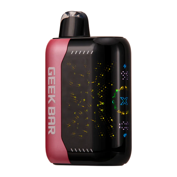 Geek Bar Pulse X 25000 Sour Straws – Disposable Vape | Up to 25,000 Puffs | 5% Nic Salt | Sour Candy Flavor | Dual Mesh Coil | Turbo & Eco Modes | Rechargeable | Smart LED Display