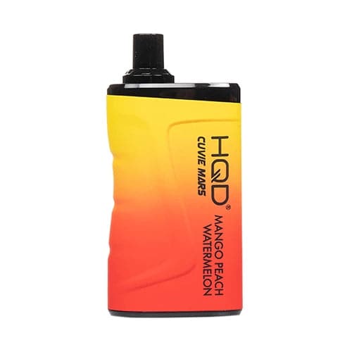 HQD Cuvie Bar 8000 Puffs – Mango Peach Watermelon | Disposable Vape Pen | Fruity Flavor Blend | Rechargeable E-Cigarette | Mesh Coil | Smooth Draw | Long-Lasting Vape – 1 Count