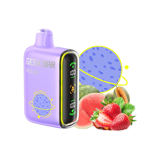 Geek Bar Pulse 15000 Puff Disposable Vape – Meta Moon Flavor – Rechargeable E-Cigarette with Dual Mesh Coil – Futuristic Fruity Blend – Leakproof & Authentic Design