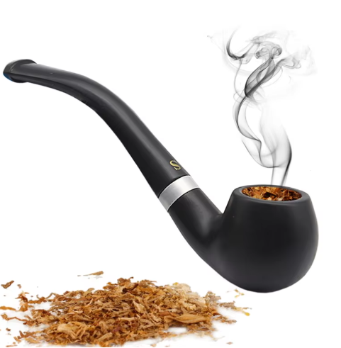 Hand Pipe P-5.99 – Heavy-Duty Glass Smoking Pipe | Premium Thick Glass Hand Pipe for Dry Herbs | Deep Bowl | Heat-Resistant & Portable