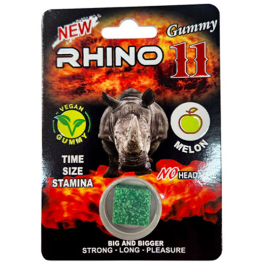 Rhino 11 Male Enhancement Pills Maximum Strength Libido Booster for Men Stamina, Vitality & Performance Support Fast-Acting Supplement for Energy & Endurance 10 Capsules