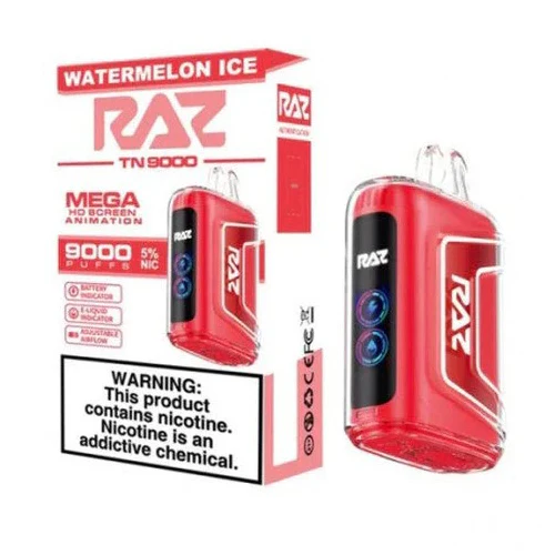 RAZ TN 9000 Day Crawler Disposable Vape – 9,000 Puffs, 5% Nicotine, Dual Mesh Coil, USB-C Rechargeable – Bold Mixed Candy & Fruit Flavor Blend