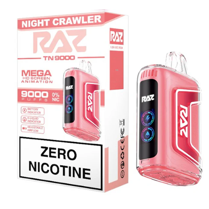 Raz TN 9000 Puff Disposable Vape â€“ Triple Berry Ice Flavor | Mixed Berry & Menthol Blend â€“ 9000 Puffs, USB-C Rechargeable, Pre-Filled E-Liquid | Cool, Fruity Nicotine Vape Pen for Adults