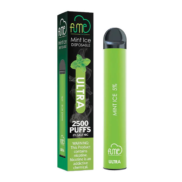 Fume Ultra 2500 Mint Ice – Disposable Vape | 10 Count Pack | 2500 Puffs | 5% Nicotine | Cool Menthol Mint Flavor | Long-Lasting Battery | Authentic & Ready to Use