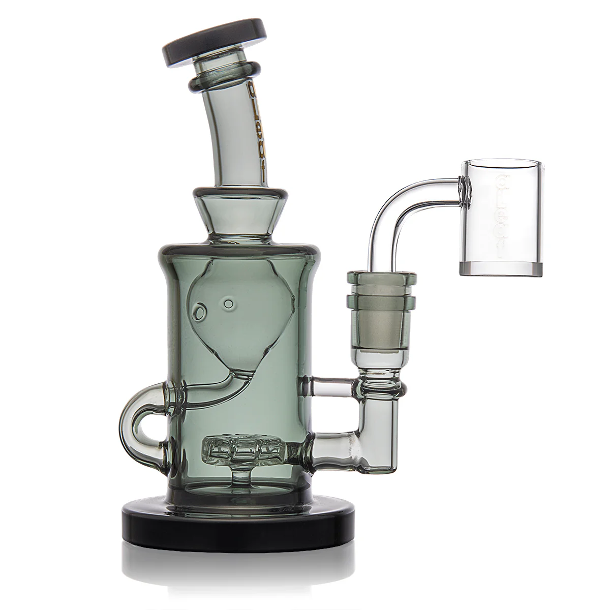 Aleaf Color UFO Perk Recycler – Colorful UFO-Shaped Recycler, Smooth Percolation, Durable Borosilicate Glass, Easy to Clean
