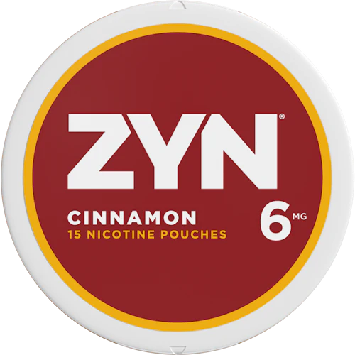 Zyn 6 mg Cinnamon Nicotine Pouches – Warm Cinnamon Spice, Tobacco-Free, Discreet & Convenient