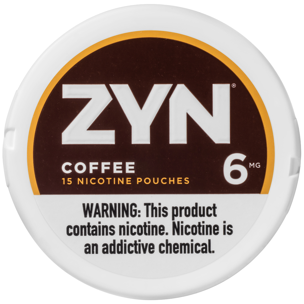 Zyn 6mg Coffee Nicotine Pouches – 6 mg Strength, Rich Brew Flavor, Tobacco-Free, Discreet & Mess-Free