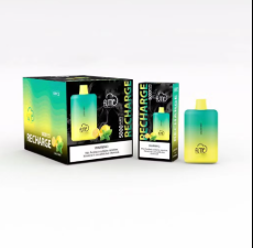 Fume Recharge 5000 Puffs – Lemon Mint Disposable Vape | Rechargeable | Tangy Lemon & Cool Mint Flavor | 5% Nicotine | Long-Lasting Vape Device