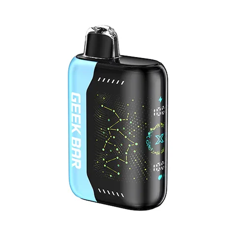Geek Bar Pulse X 25000 Blue Razz Ice – Disposable Vape | Up to 25,000 Puffs | 5% Nicotine Salt | Blue Raspberry with Ice | Turbo & Eco Mode | Smart LED Display | USB-C Rechargeable