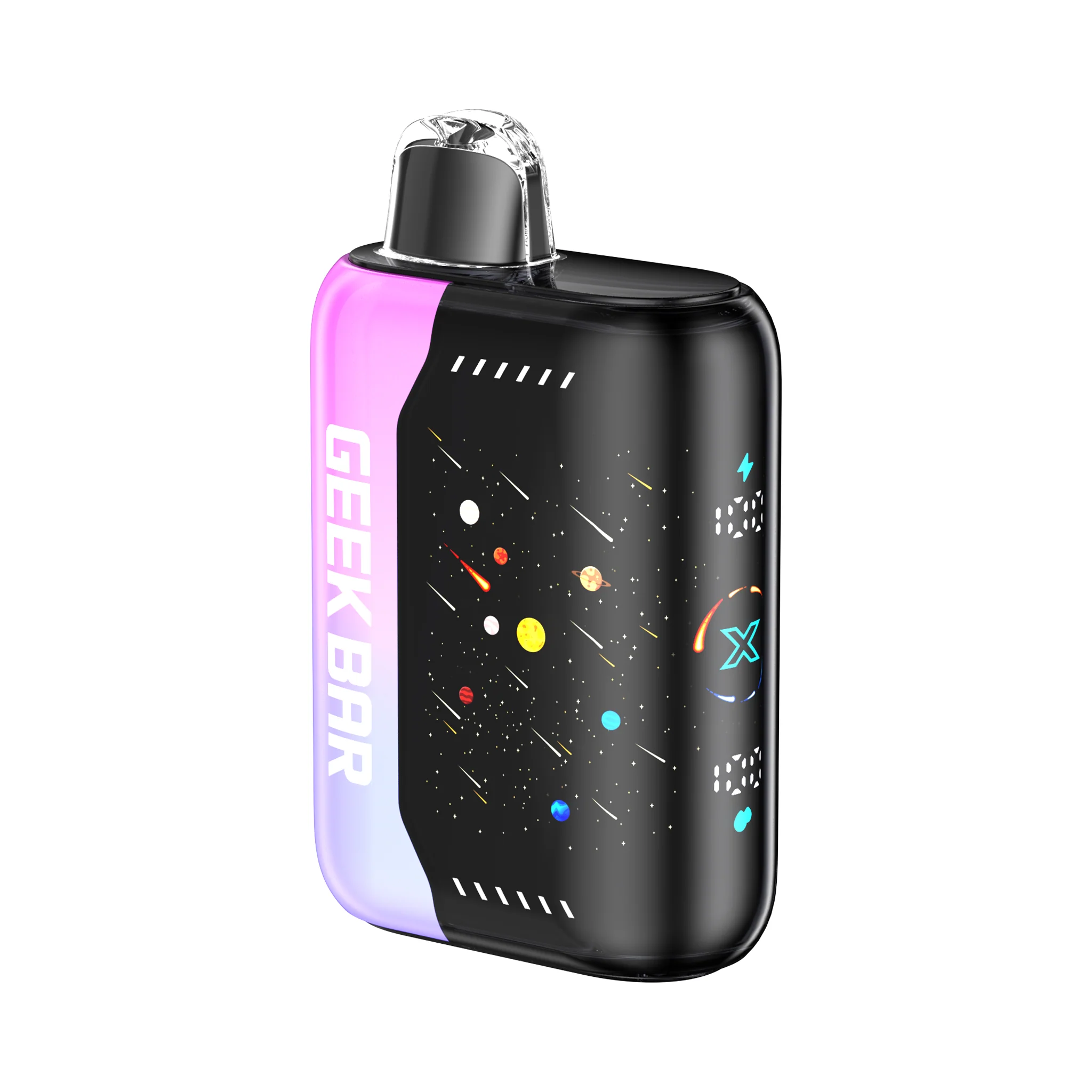 Geek Bar Pulse X 25000 Strawberry Watermelon – Disposable Vape | Up to 25,000 Puffs | Dual Mesh Coil | Turbo & Eco Modes | 5% Nicotine Salt | Juicy Strawberry & Watermelon Flavor | Rechargeable | LED Display