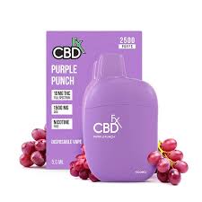 Fume Extracts – Indica Purple Punch Disposable Vape | Full-Spectrum THC-Free Extract | Relaxing Grape & Berry Flavor | 1 Gram | Premium Cartridge for Evening Use