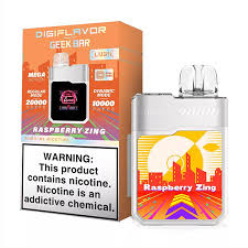 Geek Bar Pulse 20000 Puff Disposable Vape – Berry Zing Flavor – Rechargeable E-Cigarette with Smart Display & Dual Mesh Coil – Tangy Berry Ice Blend – Leakproof & Authentic Design