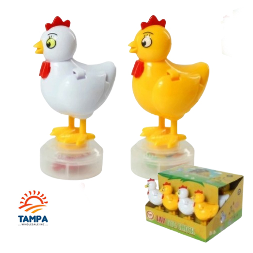 Lay Eggs Chick Toy Candy – Pooping Chick Candy Toy with Colorful Eggs – Fun Novelty Easter Candy, Bulk Party Favor Toys for Kids, Classroom Prizes, Stocking Stuffers