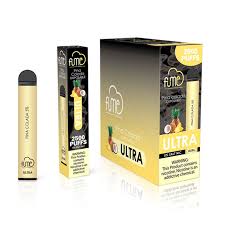 Fume Ultra 2500 Pina Colada – 10 Count Disposable Vape Pack | 2500 Puffs Per Device | 5% Nicotine Salt | Tropical Pineapple & Coconut Flavor | Long-Lasting Battery | Ready to Use