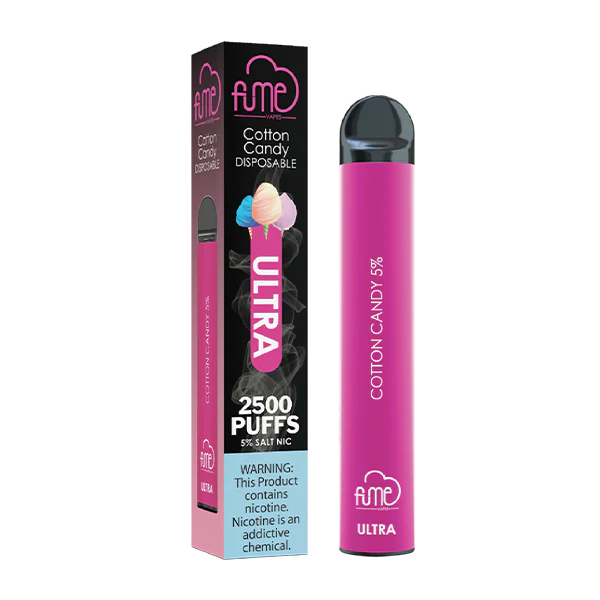 Fume Ultra 2500 Puffs – Cotton Candy Disposable Vape | Sweet, Fluffy Carnival Flavor | 5% Nicotine | Long-Lasting Disposable Vaporizer | Smooth & Fun Vaping Experience