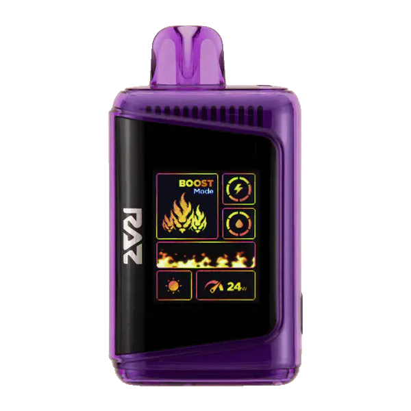 RAZ LTX Bangin Sour Berries 25K Disposable Vape – 25,000 Puffs, Dual Mesh Coil, 5% Nicotine, Rechargeable Vape with Turbo Mode & LED Smart Display – Tangy Mixed Berry E-Cigarette