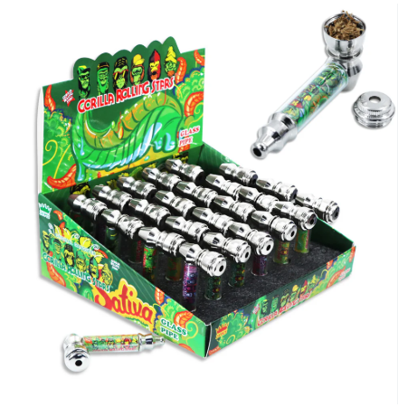 Gorilla Rolling Stars – Premium Pre-Rolled Cones or Rolling Papers – Ultra-Thin, Slow Burning, Natural Hemp Paper – Clean Taste – Easy to Fill – Smoking Accessories