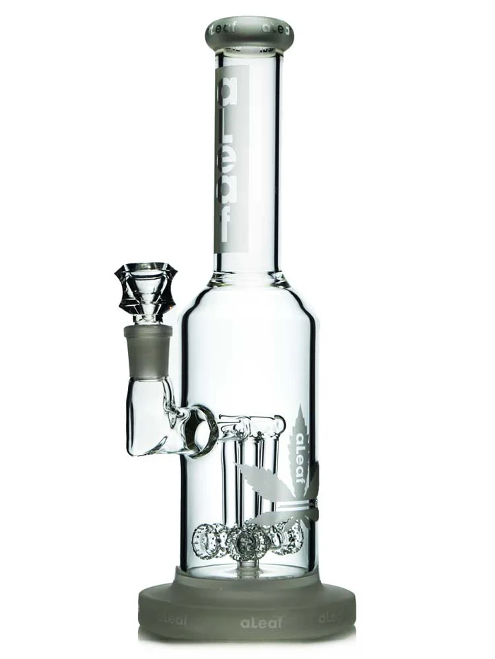 13" Aleaf Water Pipe – Durable Glass Construction, Smooth Filtration, Stylish Design, Easy to Clean