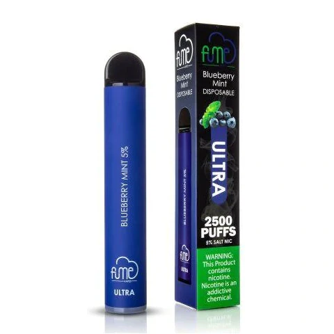 Fume Ultra 2500 Puffs – Blueberry Cotton Candy Disposable Vape | Sweet & Fruity Blend | 5% Nicotine | Long-Lasting Disposable Vaporizer | 1ct or 10ct Option