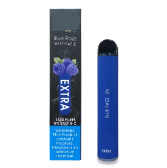 Fume Extra 1500 Puffs – Blueberry Mint Disposable Vape | 10 Count Box | Sweet Blueberry & Refreshing Mint Flavor | Pre-Filled, Long-Lasting, 5% Nicotine